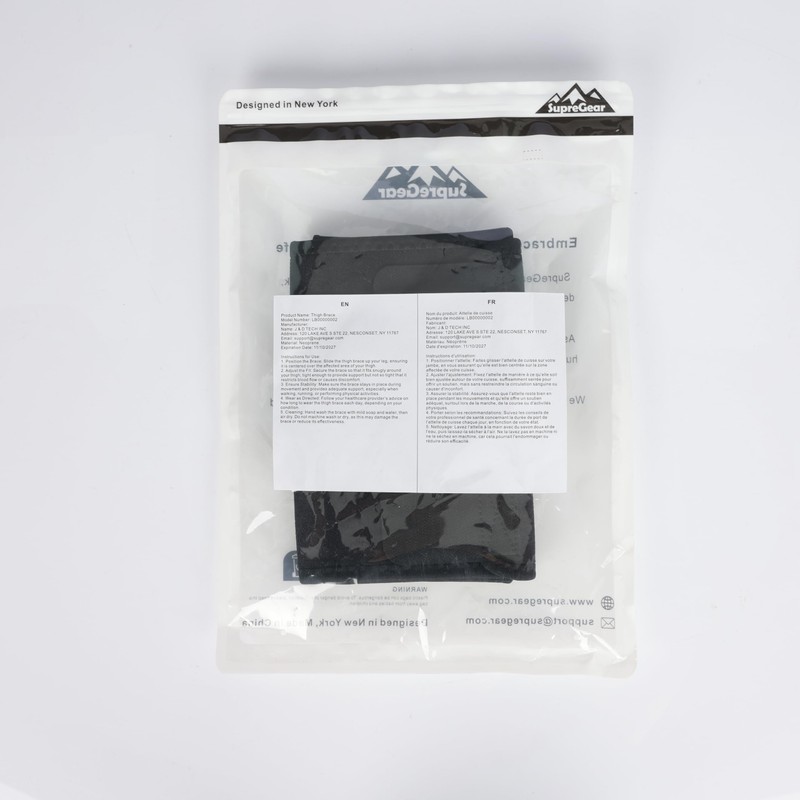 supregear Thigh Wraps Support, 2-Pack Non-Slip Compression Thigh Sleeve Hamstring