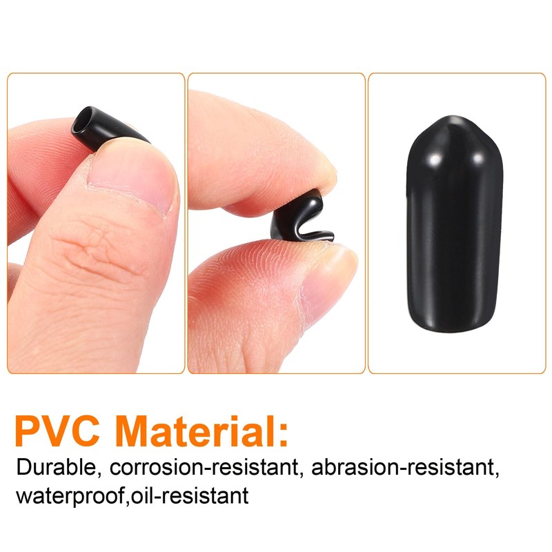 QUARKZMAN Pack of 100 Pegboard Hook Protective Caps Made of