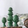 A&B Home Helsa Blooming Artichoke Accent, Small Classic Vintage/Green