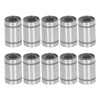 10Pcs Linear Motion Bearing Alloy Steel 6mm ID 12mm OD
