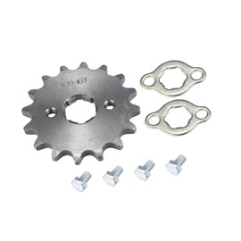 A ABSOPRO 420 16T 20mm Motorcycle Front Engine Sprocket for Mini Bike ATV Item Replacement