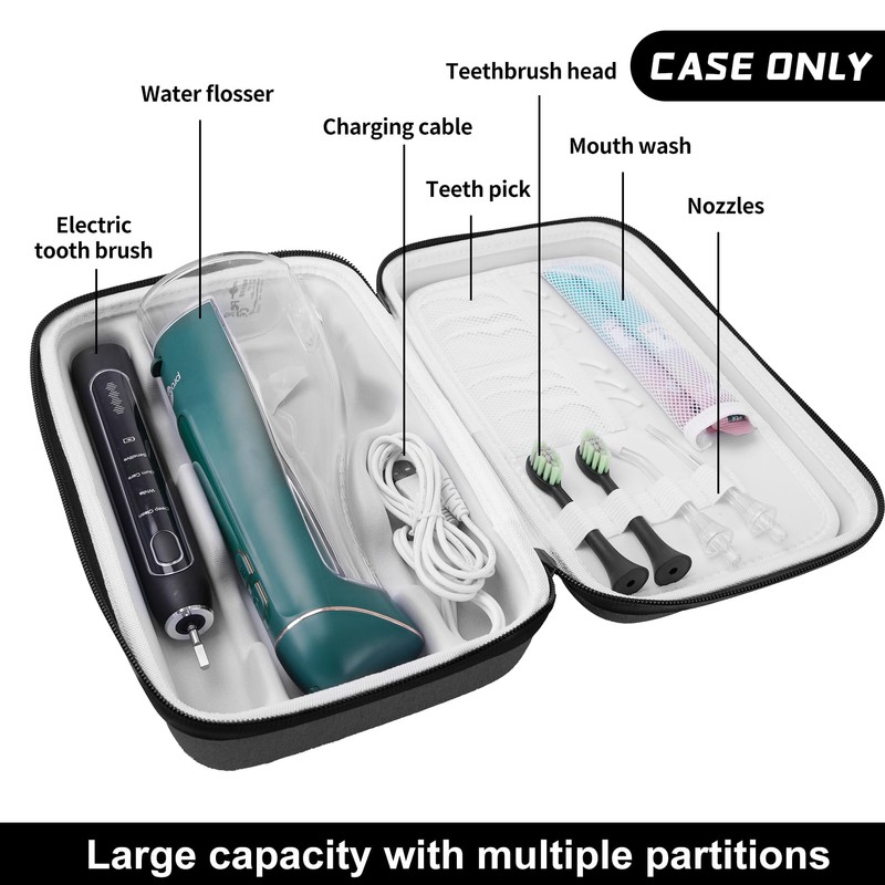 SMYV Water Flosser Travel Case, Portable Cordless Oral Irrigator Travel