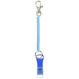 Debika 103107 Security Whistle, Blue with Strap