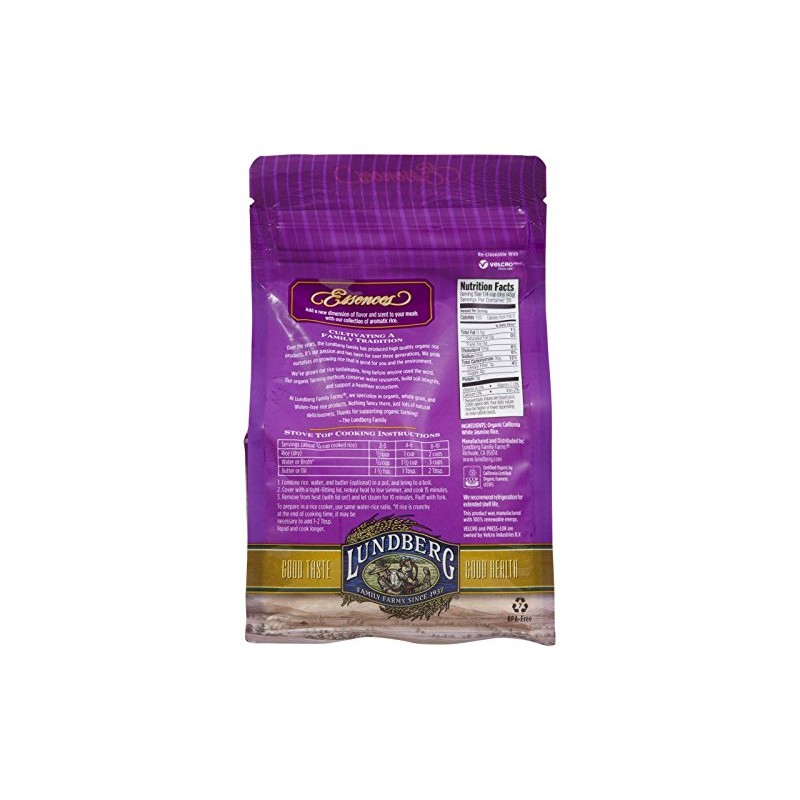 Lundberg Organic Rice - Jasmine White - 32 oz