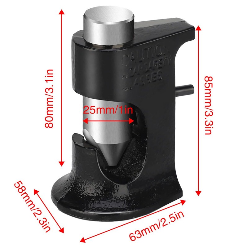 AIMALL Manual Wire Terminal Crimping Tool Heavy Duty Steel Riveting