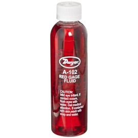 Dwyer Instruments A-102 GAGE Oil, Red, 0.826 Specify Gravity