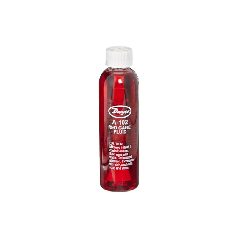 Dwyer Instruments A-102 GAGE Oil, Red, 0.826 Specify Gravity