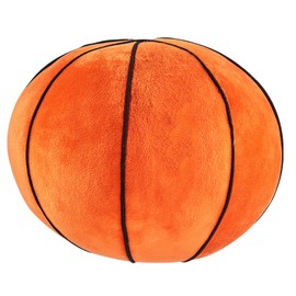 JIAHG 8.6inch Plush Basketball Toy Stuffed Basketball 3D Basketball Plush Pillow Unique Sports Ball Shaped Body Pillow Cuddle Toys Home Decor Sports Gift for Boys Girls Kids