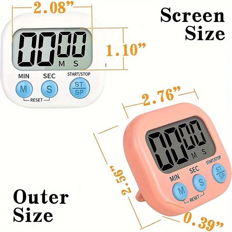 Universal Digita Countdown Timer, Multi Mode Alerts and Foldable lBase