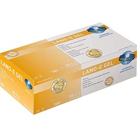 UNIGLOVES Lano-E Gel Disposable Gloves Size M (Pack of 100)