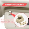 SYudwen 2PCS Interior Sun Visor Hook Clips, Sun Visor Support