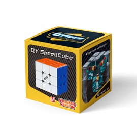 XMDCuber QY Toys Speed Cube 3x3 Magnetic - 56mm High Performance Stickerless Cube 3x3x3