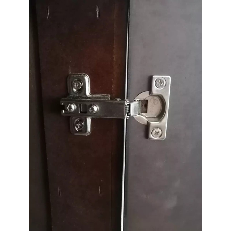 SIQUAR Paquete 50 Pares De Bisagra Bidimensional Mini 26 Mm