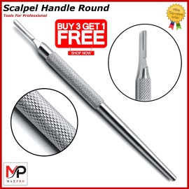 INSTUMAX Surgical BP Scalpel Handle Blade Holder Round Pattern German Stainless Steel