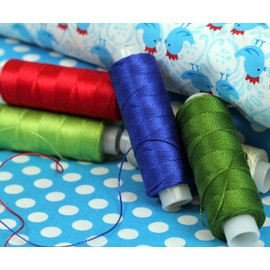 Threadart 8 Color Pearl Cotton Thread Set - Romantic Colors | 75yd Spools Size 8 | Perle Cotton for Friendship Bracelets, Crochet, Cross Stitch, Needlepoint, Hand Embroidery