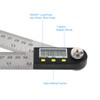 Digital Angle Finder LED Display Stainless Steel Metric Imperial 360°