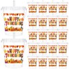 Shinymoon 20 Sets Thanksgiving Drink Buckets Bulk Plastic Beverage Buckets