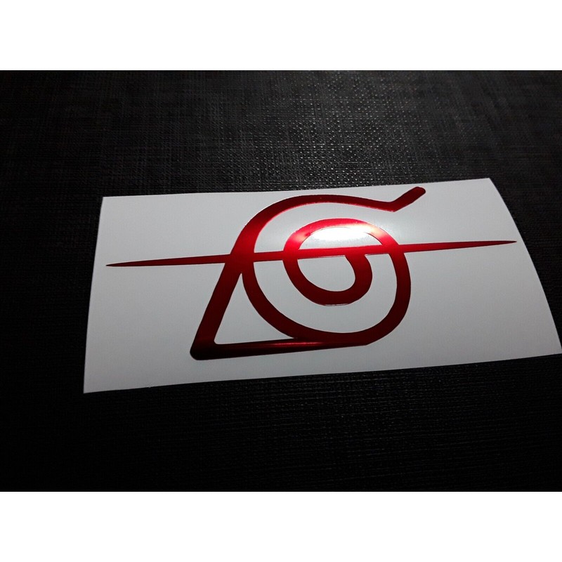 Naruto Itachi's Scratched Head Band Symbol Sticker Vinyl Decal Waterproof
