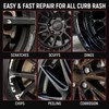 Gloss Black Rim Touch Up Paint - Wheel Repair Kit
