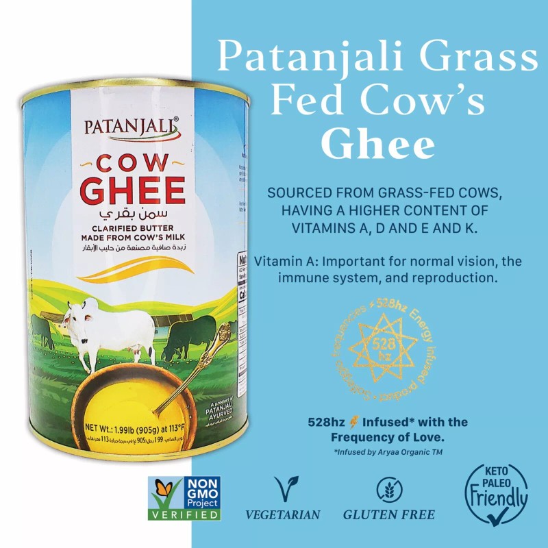 PATANJALI COW GHEE 1ltr- Grass Fed