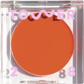 Tower 28 Beauty Beachplease Rubor Crema para Mejillas y Labios - Tinte Multiusos de Labios y Mejillas En Rubor Naranja - para Pieles Sensibles - Color Dorado Hora, Acabado Luminoso