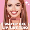 KIMUSE Lip Tint Stain, Water Gel Tint 3 Colours, Highly