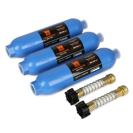 WEN Q-F0030 Replacement RV/Marine Water Filter with Flexible Hose, 3 Pack, White, 3