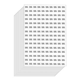 4500 Stück Kleidungsgrößen Aufkleber Etiketten, Selbstklebend Klebeetiketten Aufkleber für Kleidung Größe, Runde Größenetiketten Größenaufkleber 1.3 cm Durchmesser Clothing Size Label Stickers (XXXL)