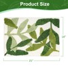 QIUKUN Bathroom Rug Mat Leaves Plush Microfiber Strong Water Absorbent
