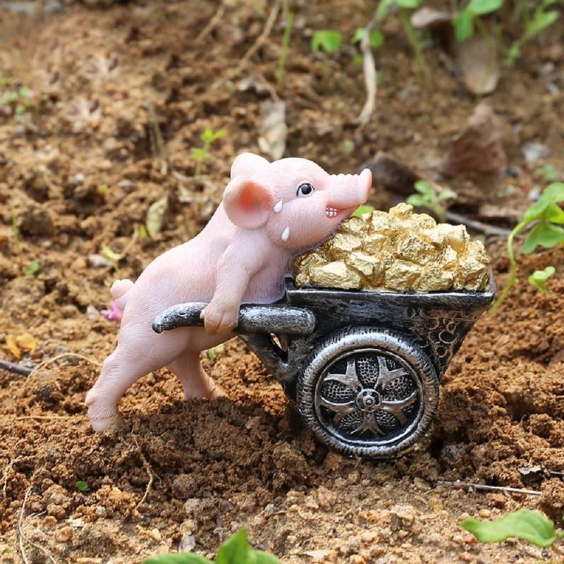 Myth Square, Gold Nugget, Carrying Pig, Feng Shui, Object, Exam,