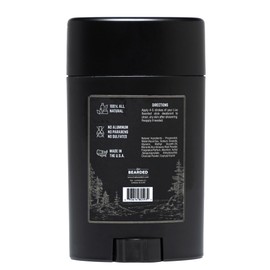 Live Bearded Men's Deodorant - Long Lasting, Aluminum Free, All Natural, Activated Charcoal Deodorant for Men, Travel Size - Tombstone, 3 Stick