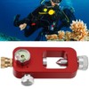 DEDEPU Scuba Diving Adapter 8mm Oxygen Bottle Connector with Pressure
