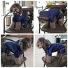 Four-Legged Full Coverage Waterproof Dog Raincoat with Reflective Features Pet