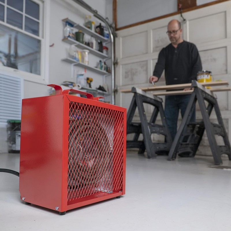 Comfort Zone CZ290 NEMA 6-30P 4,800-Watt Fan-Forced Industrial Heater, Integrated