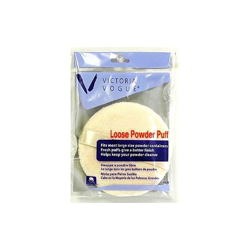Victoria Vogue Round Loose Powder Puff 1 ea