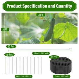 Garden Netting 10 x 30Ft Plant Covers Ultra Fine Plant Netting for Garden Protection, Row Cover for Vegetable Fruits Plant Flower Crop Screen Barrier Net, White Garden Cover Protect from Mosquito Bird