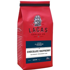 Lacas Coffee Company Flavored Coffee Chocolate Raspberry Ground 12oz