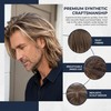Sallcks Mens Blonde Brown Long Straight Synthetic Natural Looking Costume