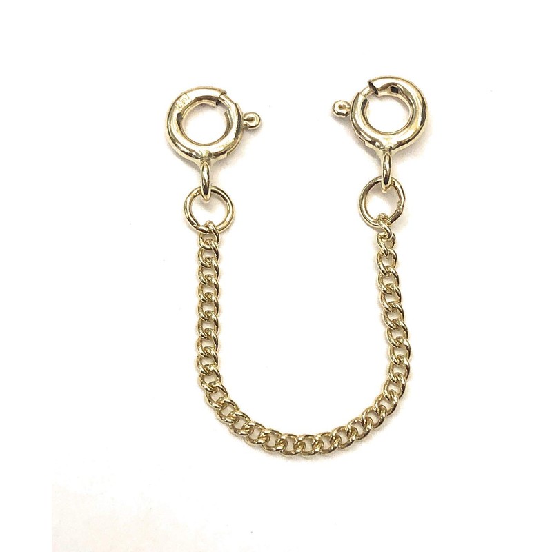 ANTOMUS® HEAVY DUTY 18K YELLOW GOLD VERMEIL STERLING SILVER CURB