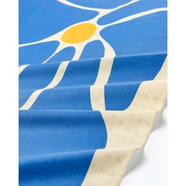 Fit-Flip XXL Beach Towel, Microfibre Bath Towel, Beach Towels, Lightweight and Quick-Drying, 100% Recycled Microfibre Towel, Beach Towel for Bathing (Groovy Flowers 200 x 90 cm)