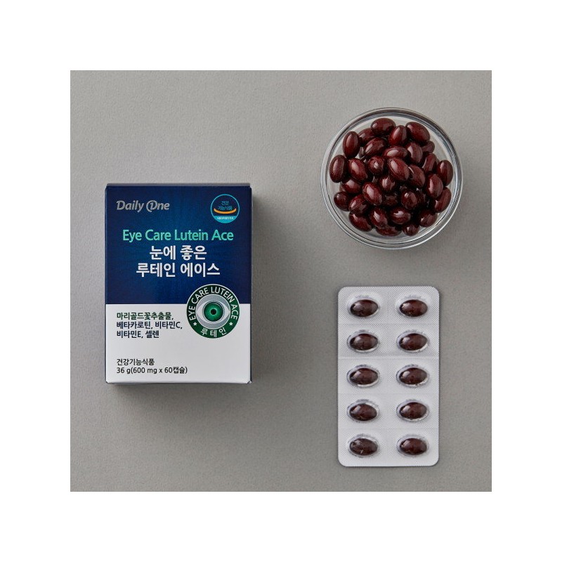Daily One Lutein Ace eye supplement beta-carotene 600mg / 데일리원