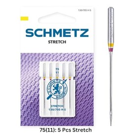 Schmetz Stretch Sewing Machine Needles, Size 75/11