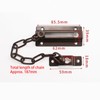 2Pcs Door Chain Lock Anti Theft Door Chain Security Chain