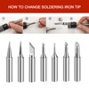 13Pcs Soldering Iron Tips, Soldering Tips 900m Welding Equipment Accessories