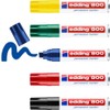 edding 800 Permanent Markers - Multicoloured - 5 Pens -