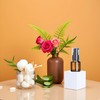 Brown 15 ML Empty Refillable Glass Lotion Pump Bottle -
