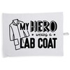Hippowarehouse My Hero Wears a Lab Coat Tea Towel Eco