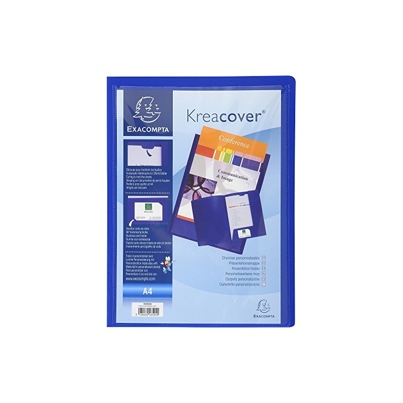 Exacompta - Ref 43502E - Kreacover Personalisable Presentation Folder -