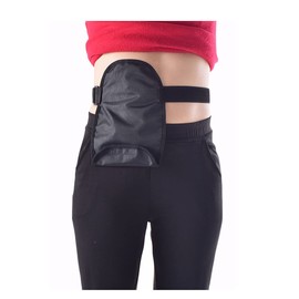 1PCS Waterproof Ostomy Bag Covers Adjustable Universal Stoma Pouch Cover Ostomy Supplies for ileostomy (Black)