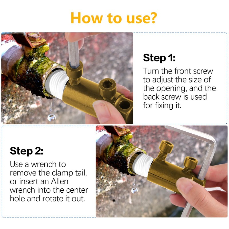 UwinVwin Broken Pipe Extractor Tool - Broken Faucet Removal Tool